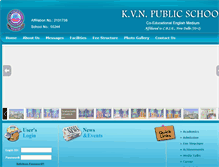 Tablet Screenshot of kvnpublicschool.com